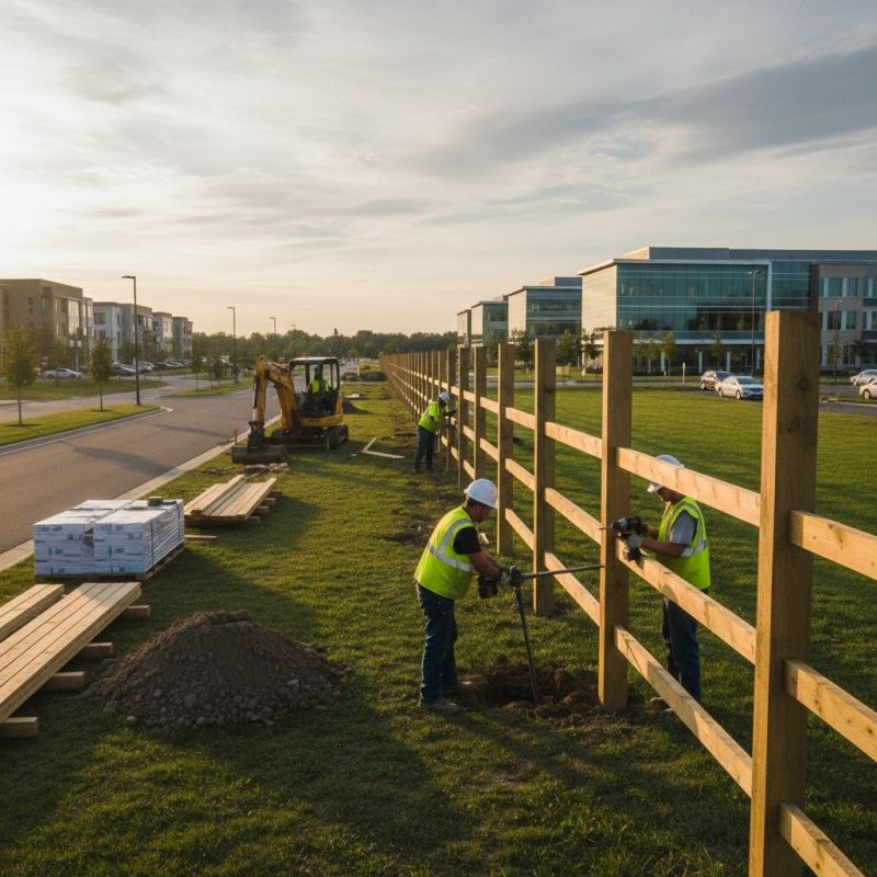 Deer Fence Installation